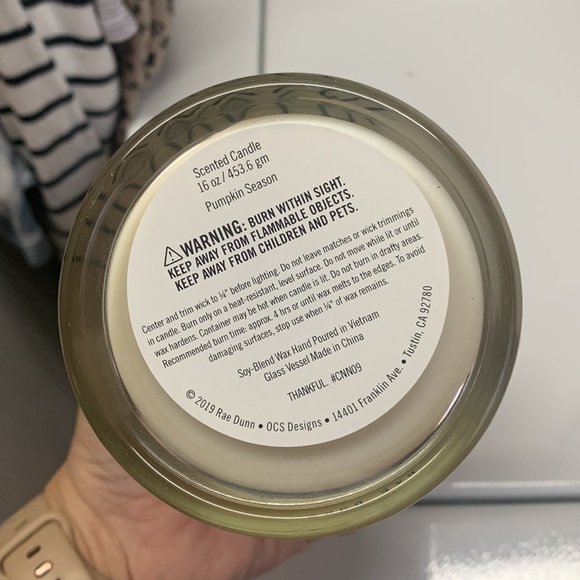 Never used Rae Dunn candle - Picture 3 of 6